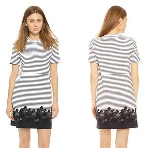 A.L.C. Elida Striped Floral Dress, Size S